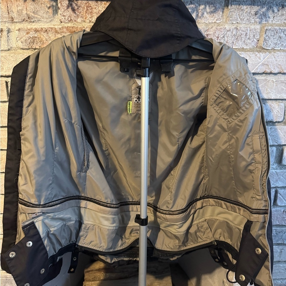 Burton Black Utility Jacket with Tan Lining - Picture 5 of 8